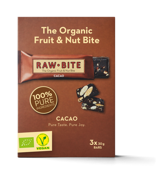 Multipack RAW.BITE Cacao 3 x 30g